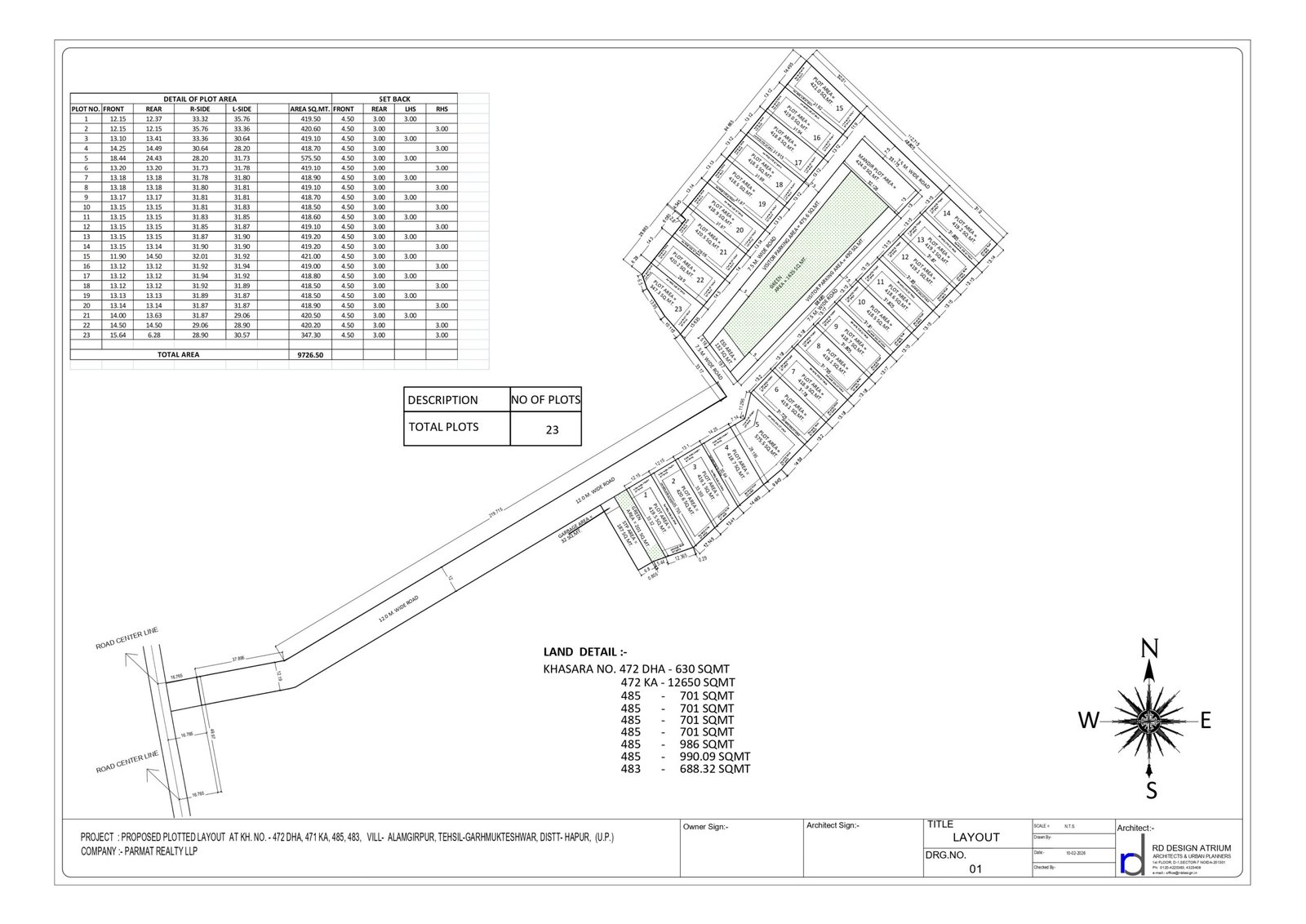 The Tapovan Garh Mukteshwar Site Plan